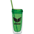 15 Oz. Cool Cup Collection w/ Color Matching Lid & Straw